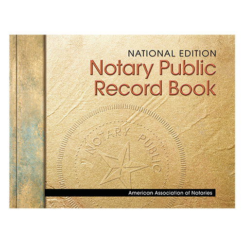 Pennsylvania Perfectly Bound Notary Public Journal (Record Book) - Stone Cover
