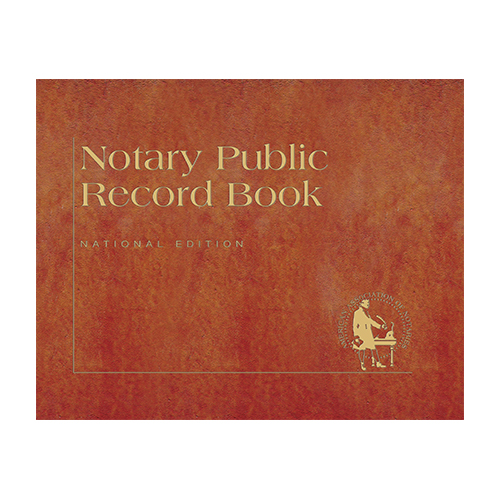 Pennsylvania Notary Public Journal (Record Book) - Traditional Brown Cover