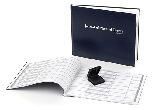 Pennsylvania Hard Cover Notary Journal with Thumbprint Pad